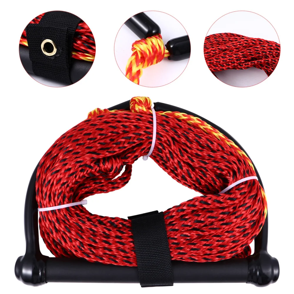 

Black Handle Water Ski Rope 1-Section Wakeboard Kneeboard Rope for Boating