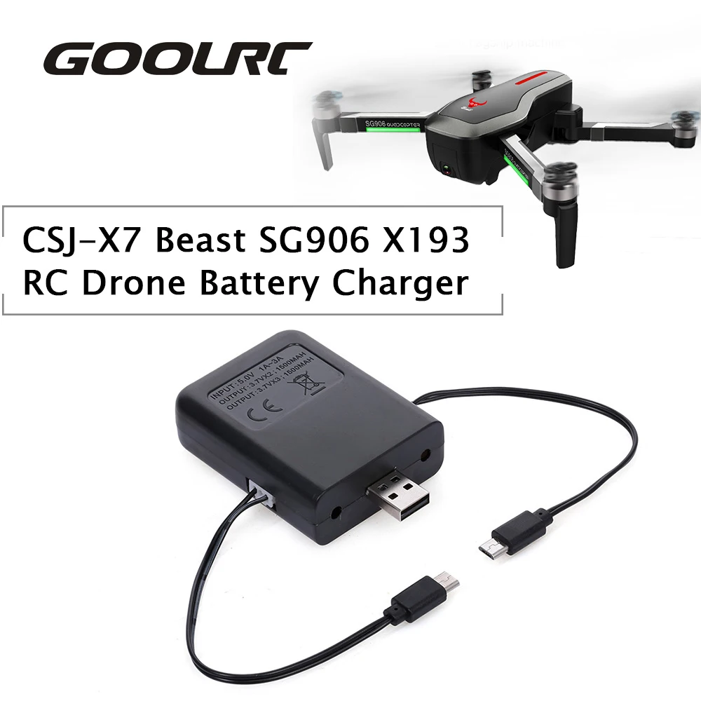 2 в 1 беспилотный аккумулятор зарядное устройство для CSJ X7 зверь SG906 X193 Быстрая