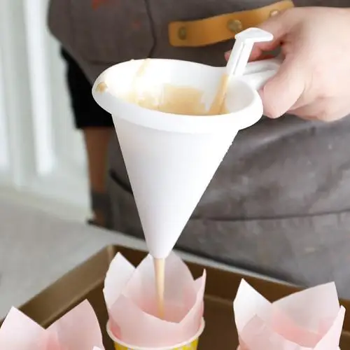 1pcs Funnel Инструменты для украшения торта 48 шт./компл. хорошее качество Нержавеющая сталь Обледенение Советы набор для выпечки тортов приспособление для выпечки аксессуары - Цвет: 1pcs Funnel