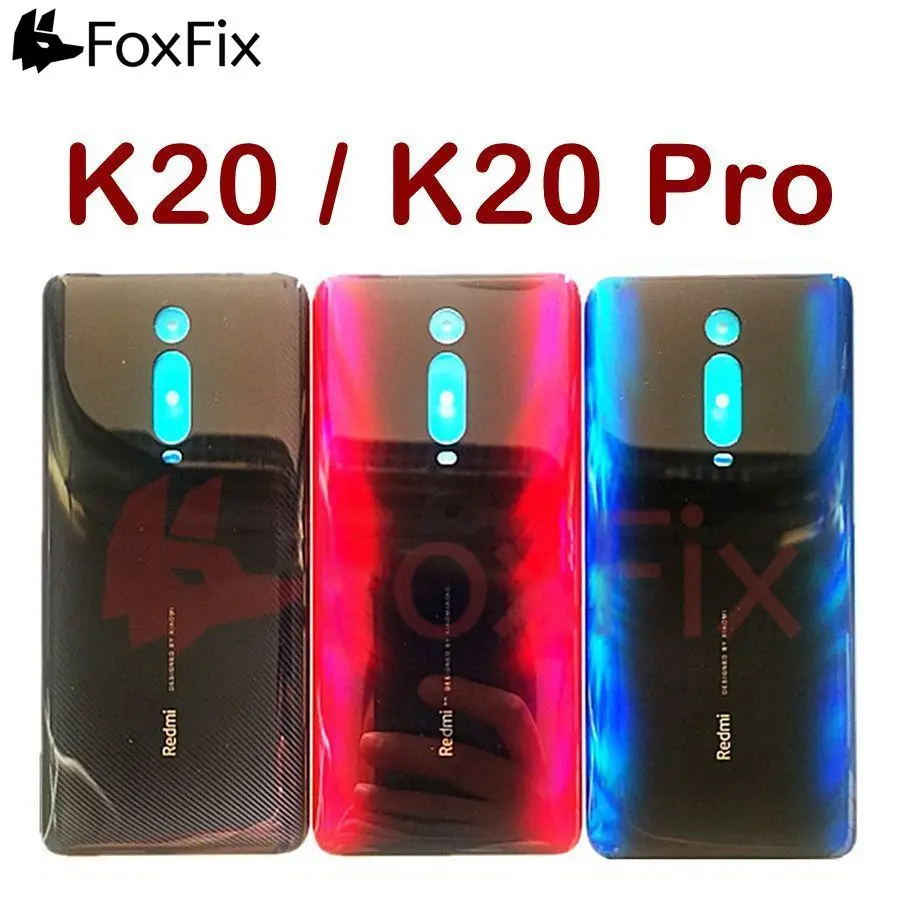 Задняя стеклянная крышка для Xiaomi Redmi K20 Pro крышка батареи задняя дверь корпус чехол для Redmi K20 батарея стекло крышка 9T Замена