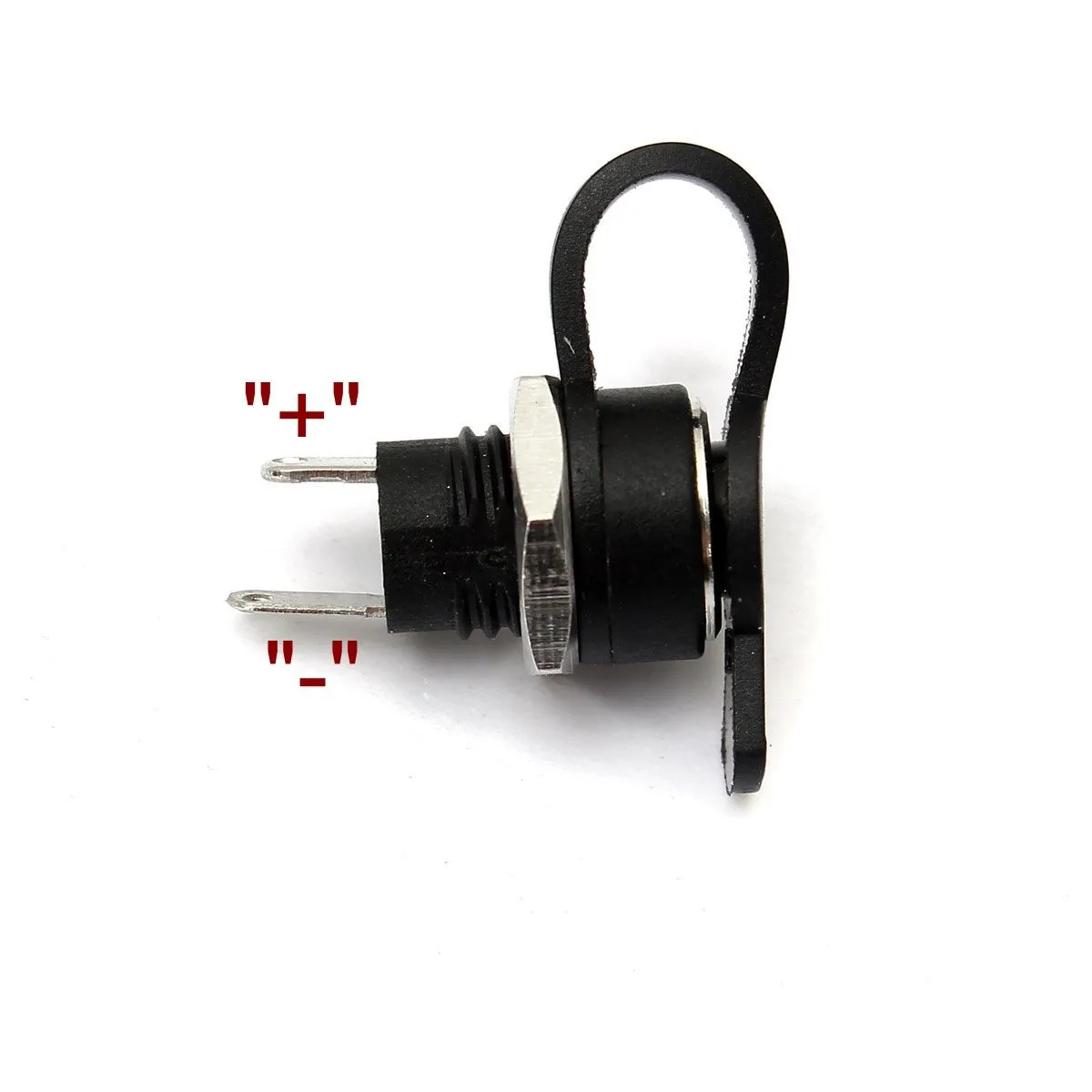 

3A 5.5 X 2.1mm Waterproof Female DC Socket Plug Jack Plug Socket Female Panel Mount Connector