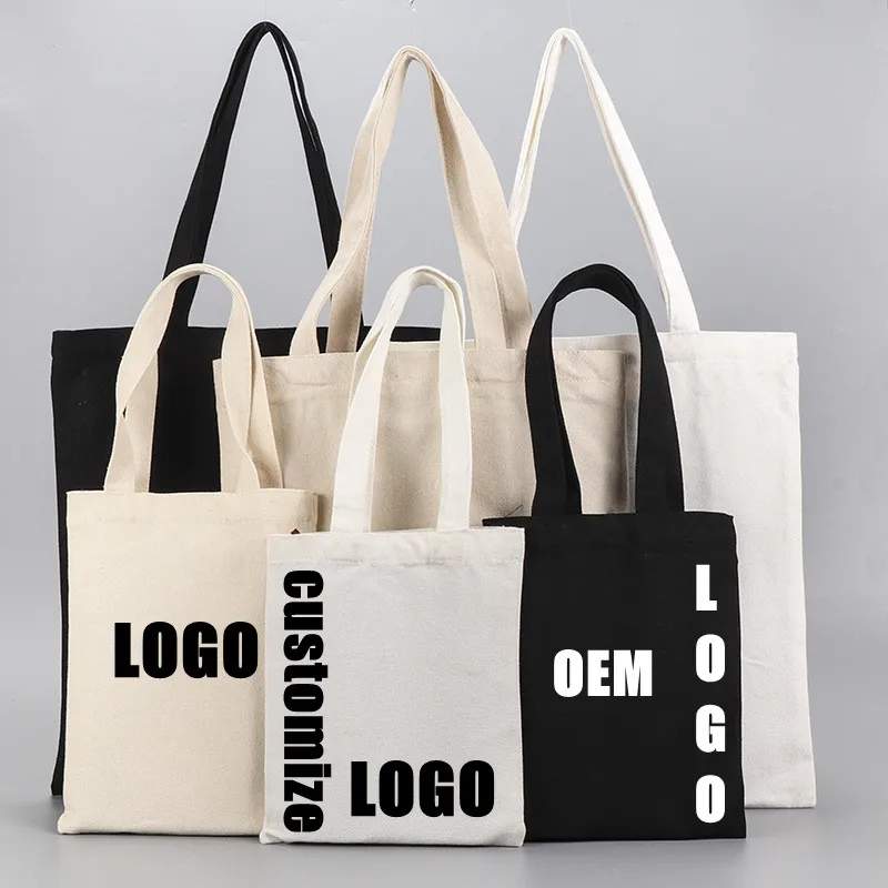 Customized logo personalized signature women's cloth shopping bags bags shoulder bags duffel bags large-capacity handbags eom