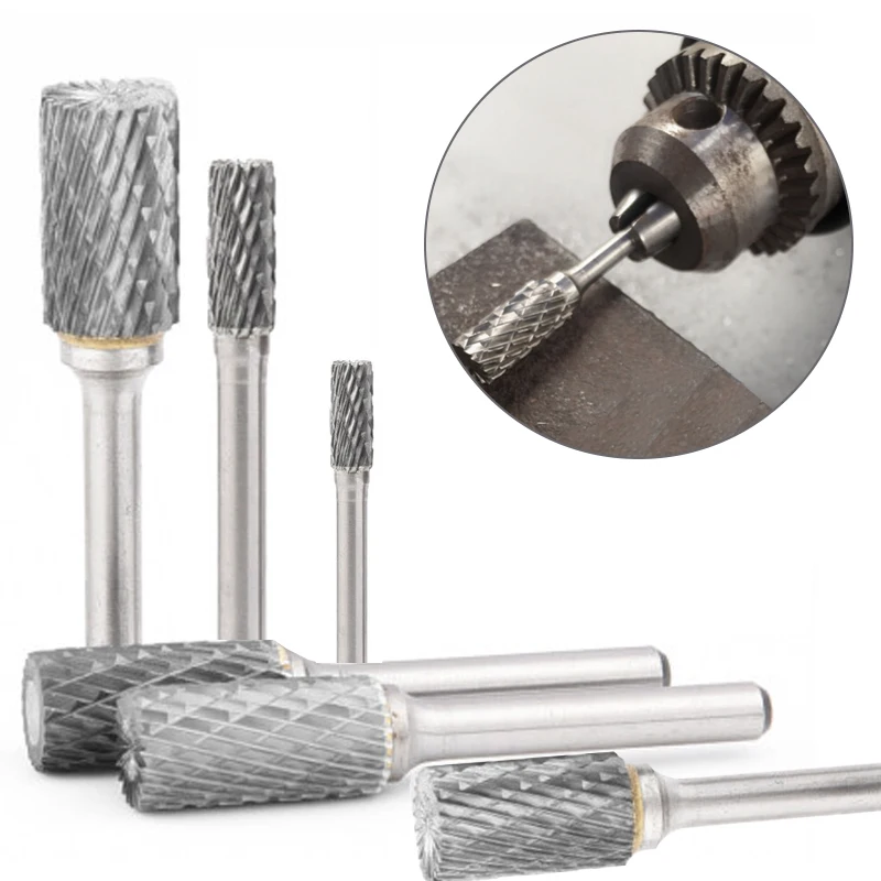 Вращающийся напильник из вольфрамовой стали 1 шт. слот для шарика с лезвием