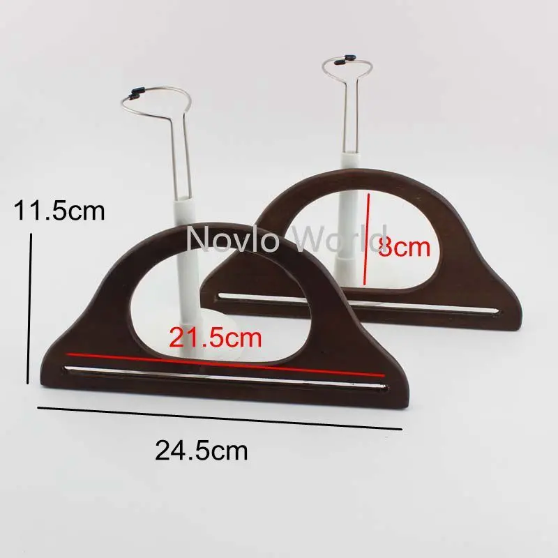 4 10 шт. коричневые деревянные верхние ручки для шитья Сумки 24 5 х11 см|bag handles|bag handles