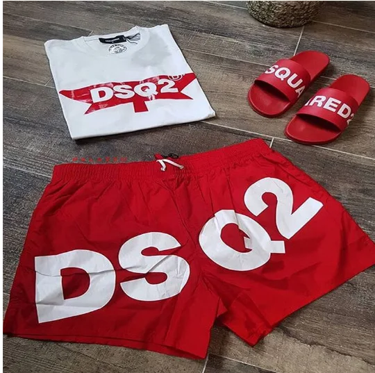DSQ2 летние шорты для серфинга и пляжа, мужские удобные шорты в полоску, мужские шорты для плавания, пляжные шорты для спорта на открытом воздухе