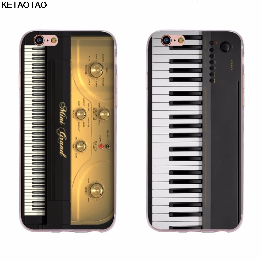 KETAOTAO пианино клавиатура дизайн телефон чехол s для iPhone 4 5C 5S 6S 7 8 SE 5Plus XR XS Max