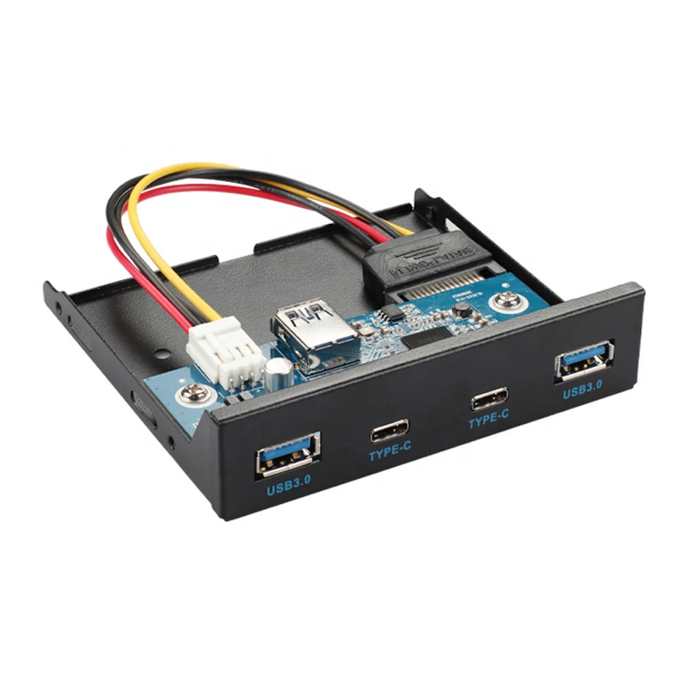 MOWU 3 5 дюйма Custom 2 порта USB 0 и Type C компьютерный чехол Передняя панель | Компьютеры