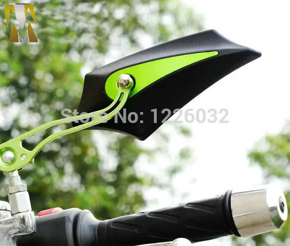 6 видов цветов складные зеркала заднего вида для мотоцикла с винтом 8 мм 10 Suzuki Kawasaki