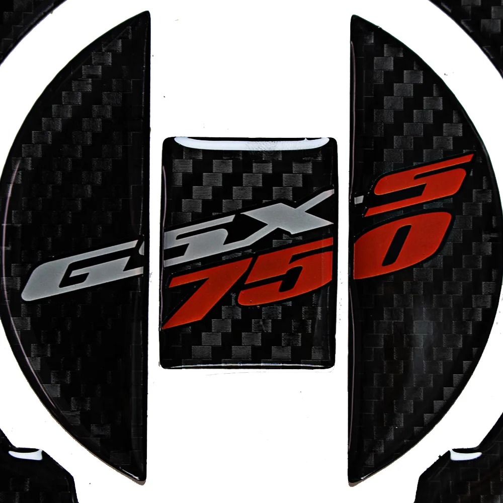 3D углеродный вид мотоциклетная газовая масляная топливная крышка наклейка из