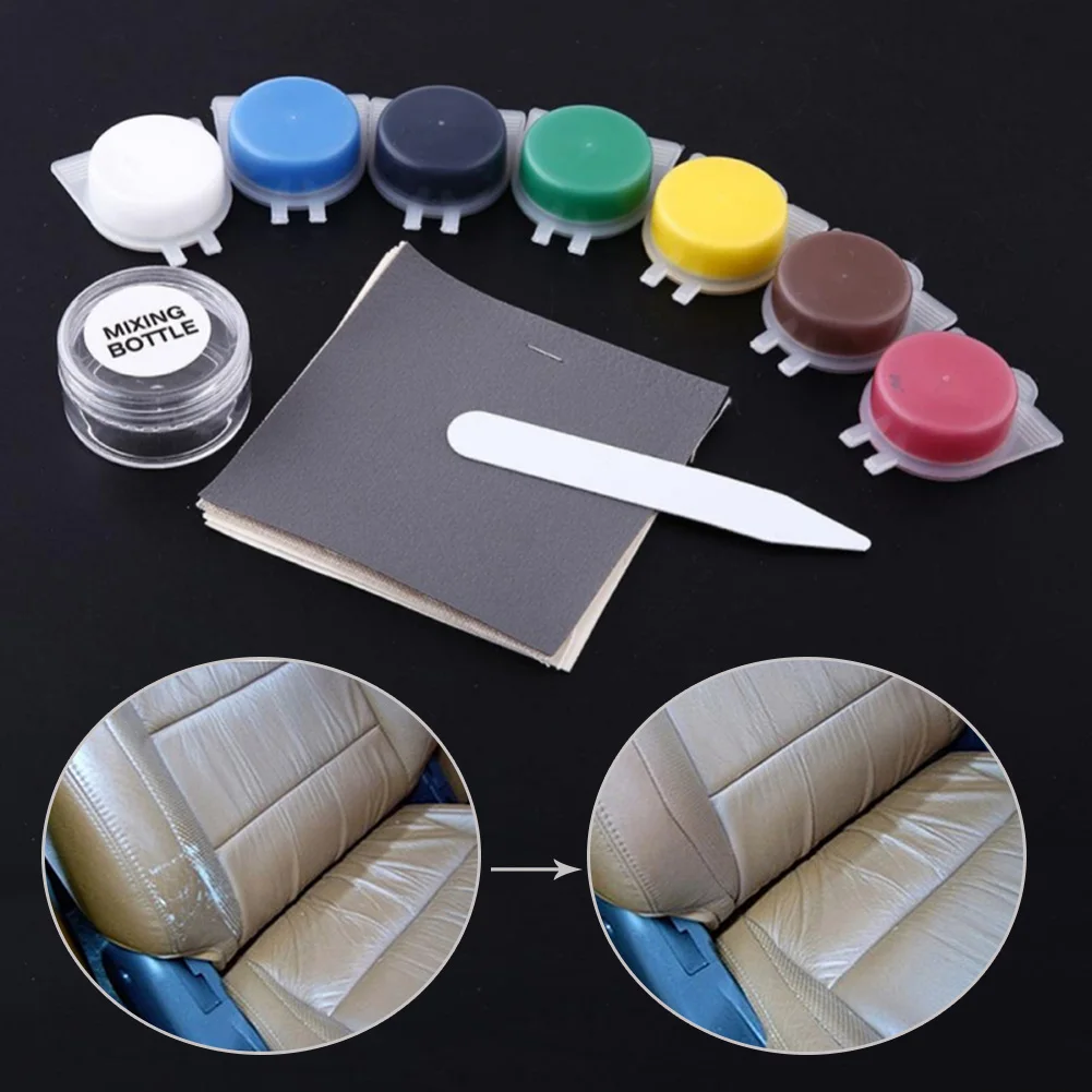

Useful Pro No Heat Liquid Car Seat Chair Leather Sofa Repair Scratches Tool Kit