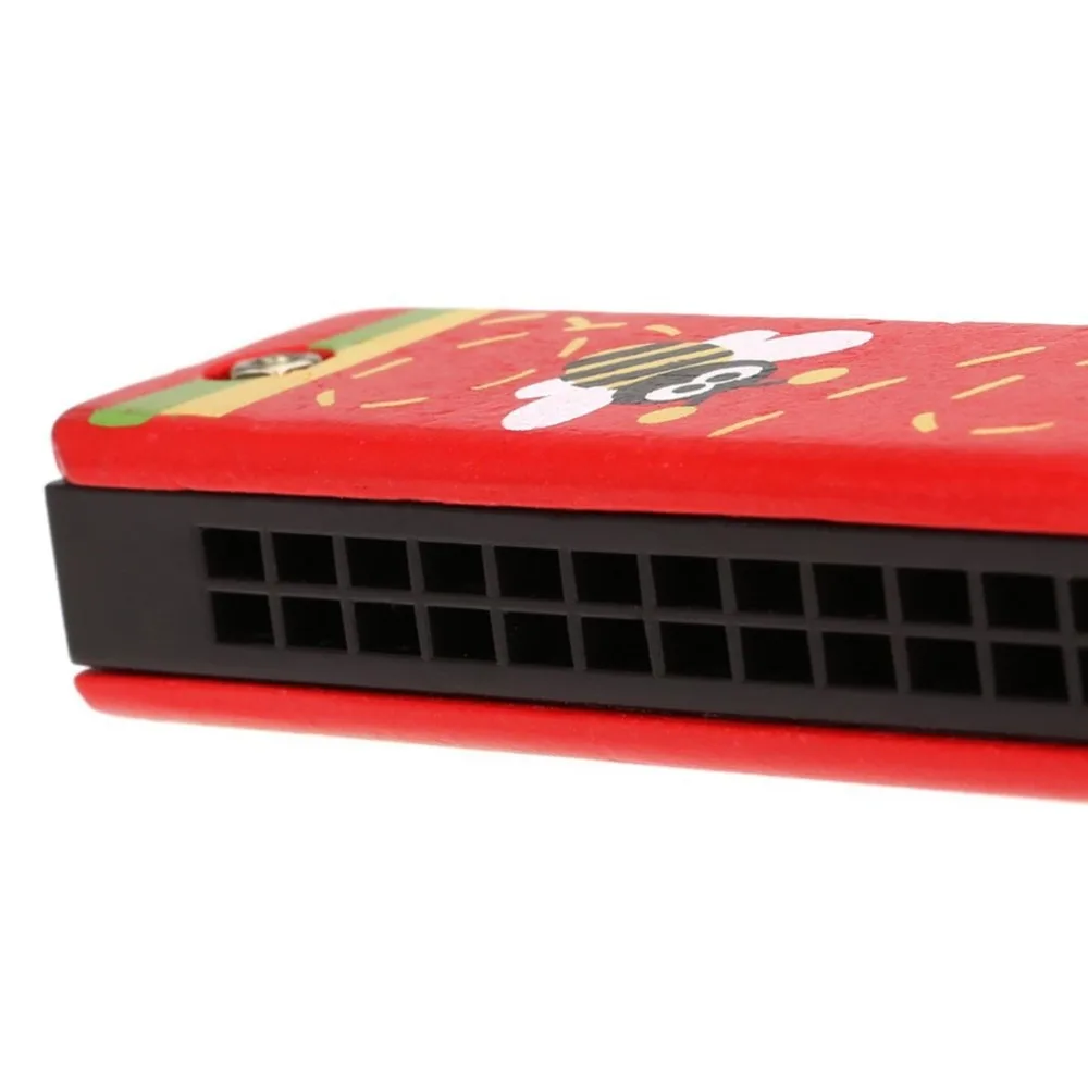 Красочные губные гармоники 16 отверстий TREMOLO Master Губная гармошка детский