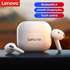 Беспроводные наушники Lenovo LP40, оригинальные TWS Bluetooth наушники с сенсорным управлением, Спортивная гарнитура, стереонаушники для телефона Android