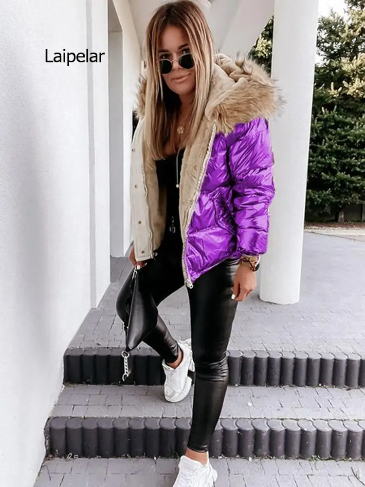 Куртка женская оверсайз флисовая парка на каждый день молнии стеганое пальто с