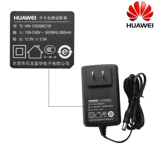 100% original huawei power adapter for E5186 B525 B618 B715 B818 5g cpe EU PLUG power adapter Output12V/2A