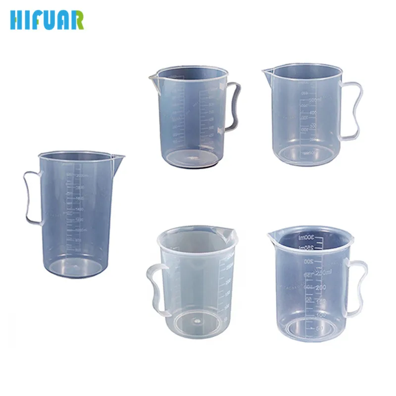 HIFUAR Пластик мерный стаканчик 250/300/500/1000/2000 мл кувшин носика поверхности Кухня