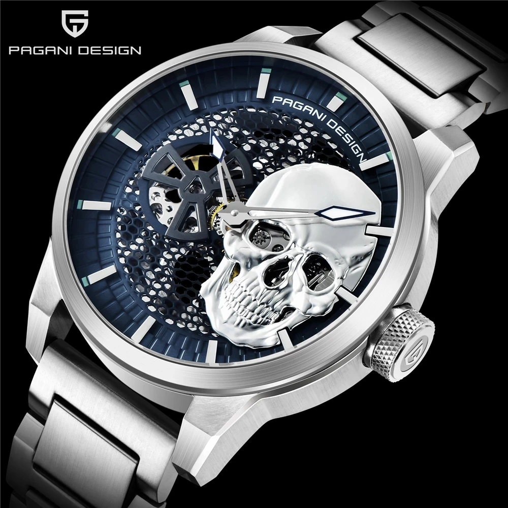 

Top Brand PAGANI DESIGN Fashion Luxury Automatic Mechanical Watch 100M Waterproof Watch Relogio Masculino Stainless Steel Watch