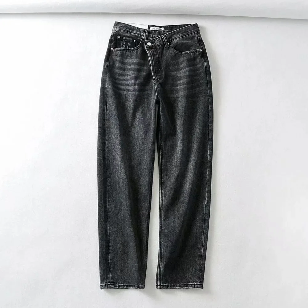 

Irregular Streetwear Harajuku Loose Long Boyfriend Jeans
