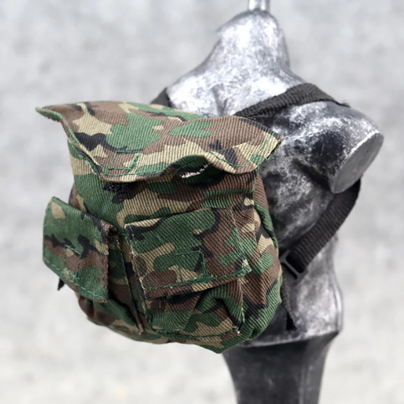 3 шт. миниатюрный военный рюкзак с текстурой в масштабе 1/6 камуфляжная модель