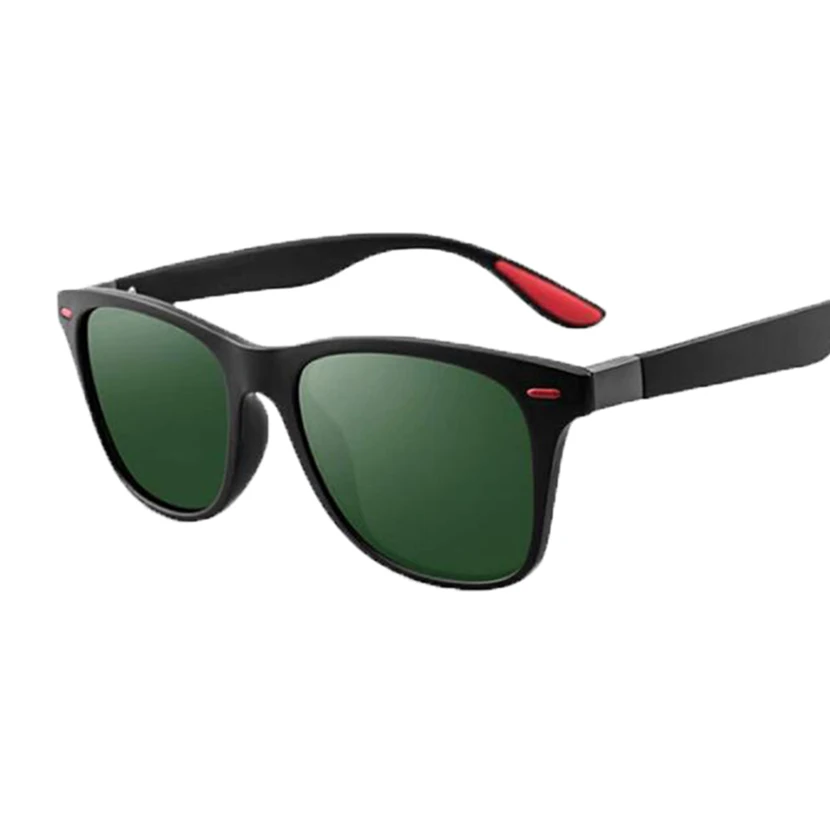 Мужские поляризационные солнцезащитные очки мужские модные квадратные UV400 в