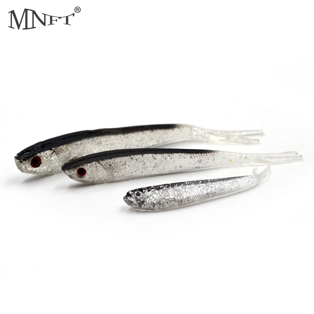 MNFT 120 шт./лот мягкие поддельные приманки для рыбы имитация морской рыбалки