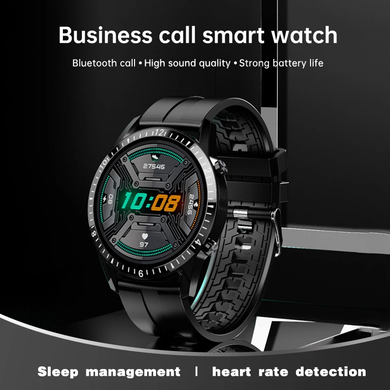 

Men Smart watch Full Touch Screen Sport Fitness Watch Heart rate Blood pressure IP68 waterproof smartwatch For Android ios