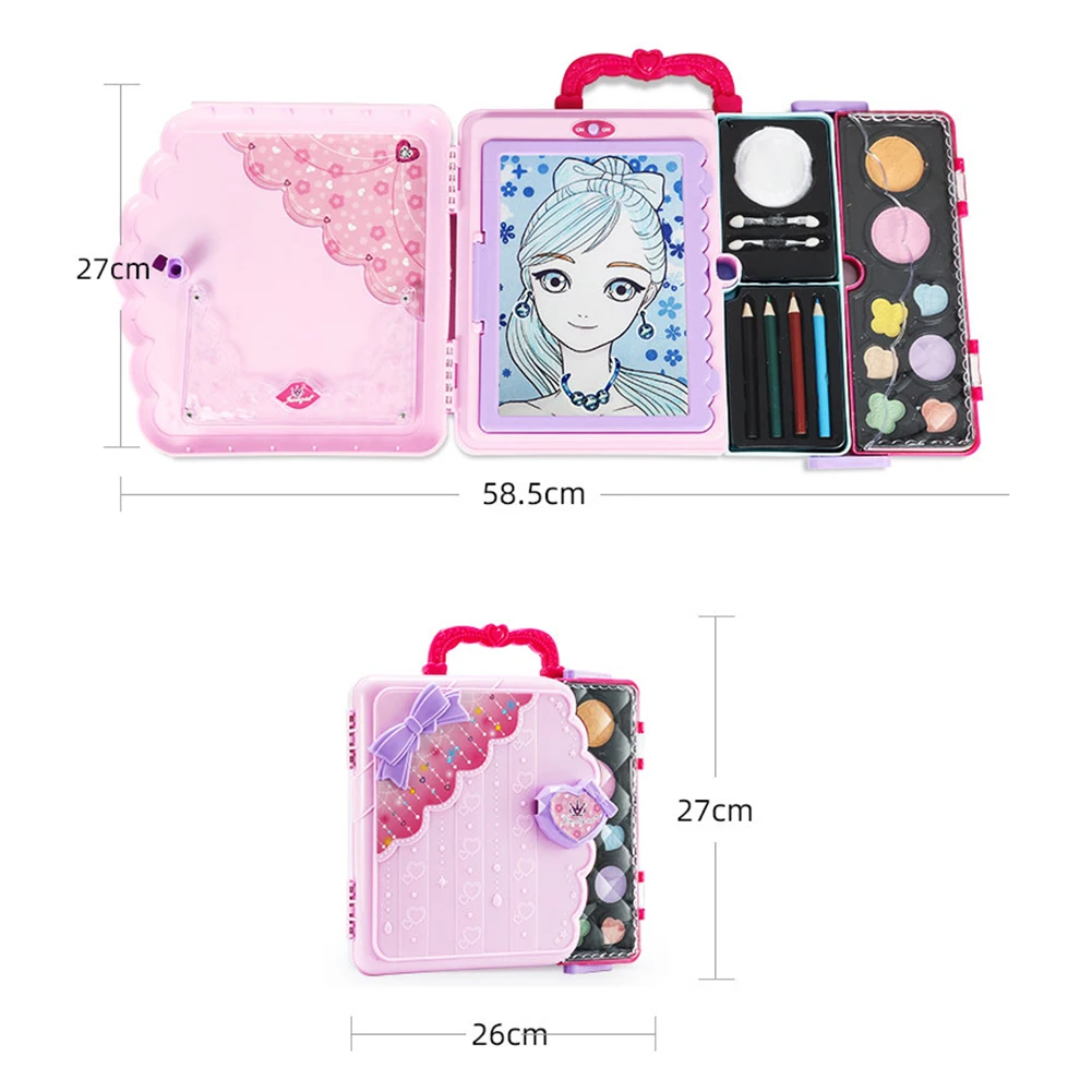 

Kids Makeup Set For Children Cosmetics Set Toy Girl Makeup Toys Pretend Play Makeup Make Up Toys For Girl Dress Up Princess Toys