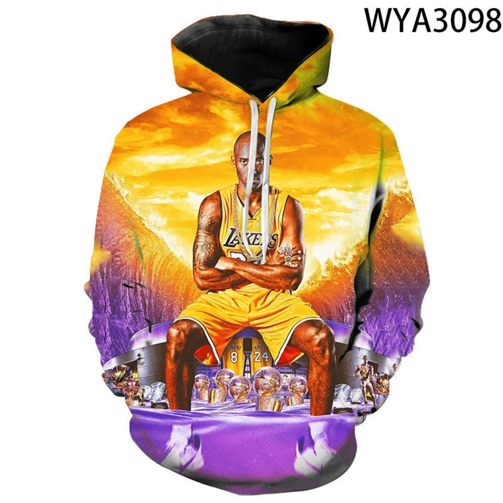 

Kobe Bryant Souvenir 3D Printed Hip hop Hoodies Men Women Streetwear Sweatshirt harajuku Hoodie Boys girls Teenager Jacket