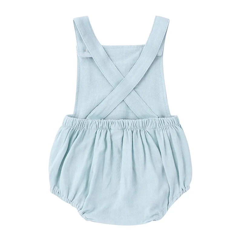 

Baby Girls Boys Summer Clothing Newborn Infant Baby Boy Girls Bodysuit Jumpsuit Cotton Sleeveless Clothes Backless Outfits