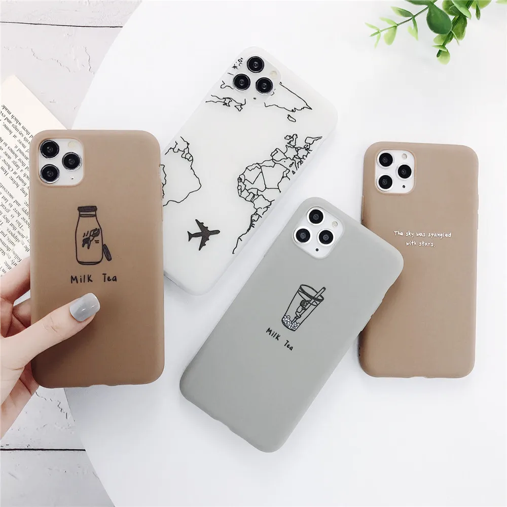 Телефонный чехол Ottwn с молочной чайной бутылкой для iPhone 11 Pro XS Max XR X 7 8 6 6S Plus 5 5S SE