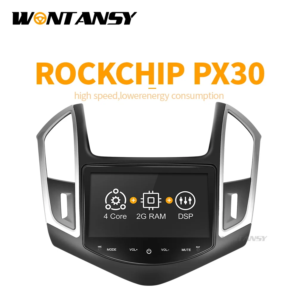 PX30 android 9,0 автомобильный dvd gps плеер для Chevrolet Cruze 2013 с радио gps навигационная поддержка рулевого колеса