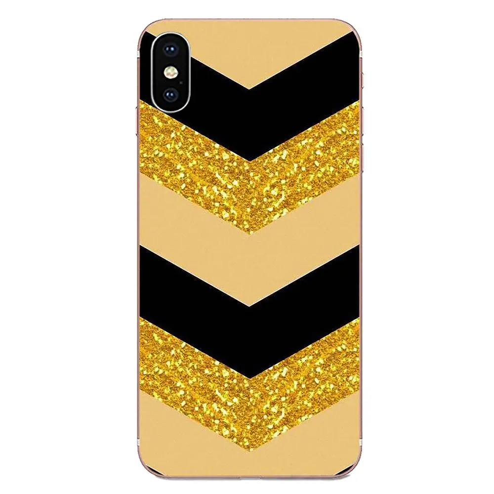 Сверкающие блестки розового золота невероятные шеврон для Xiaomi Redmi Mi 4 7A 9T K20 CC9 CC9e