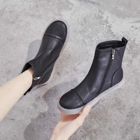 2022 winter chelsea boots womens autumn spring platform white ankle boots womens fur short gothic shoes
