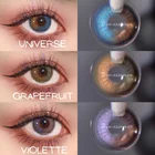 Линзы контактные цветные фиолетовые, 2 шт. (1 пара)