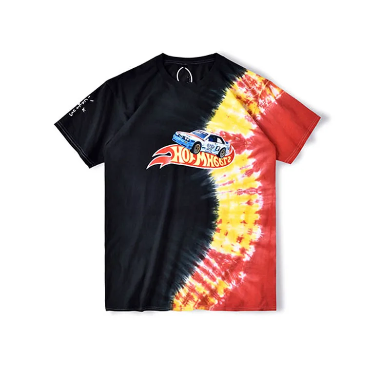 

Tie Dye Travis Scott Jack Boys Hotwheels Racing T-Shirts Best Quality Summer Style Men Women TRAVIS SCOTT T Shirt