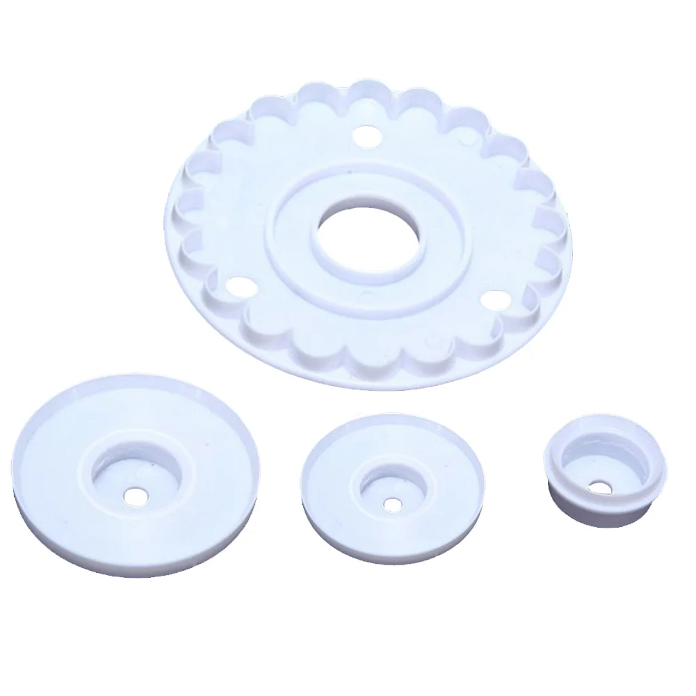 4 шт. резак для печенья с оборкой дома и кухни DIY выпечка Украшение Тортов мастикой