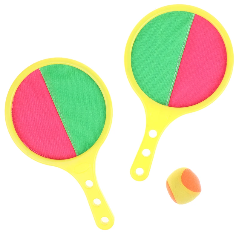 

Non-slip Handle Outdoor Toss Catch Balls Interaction Game Leisure Sports Toys Kids Dual Side Sucker Sticky Ball Self-Stick Toys