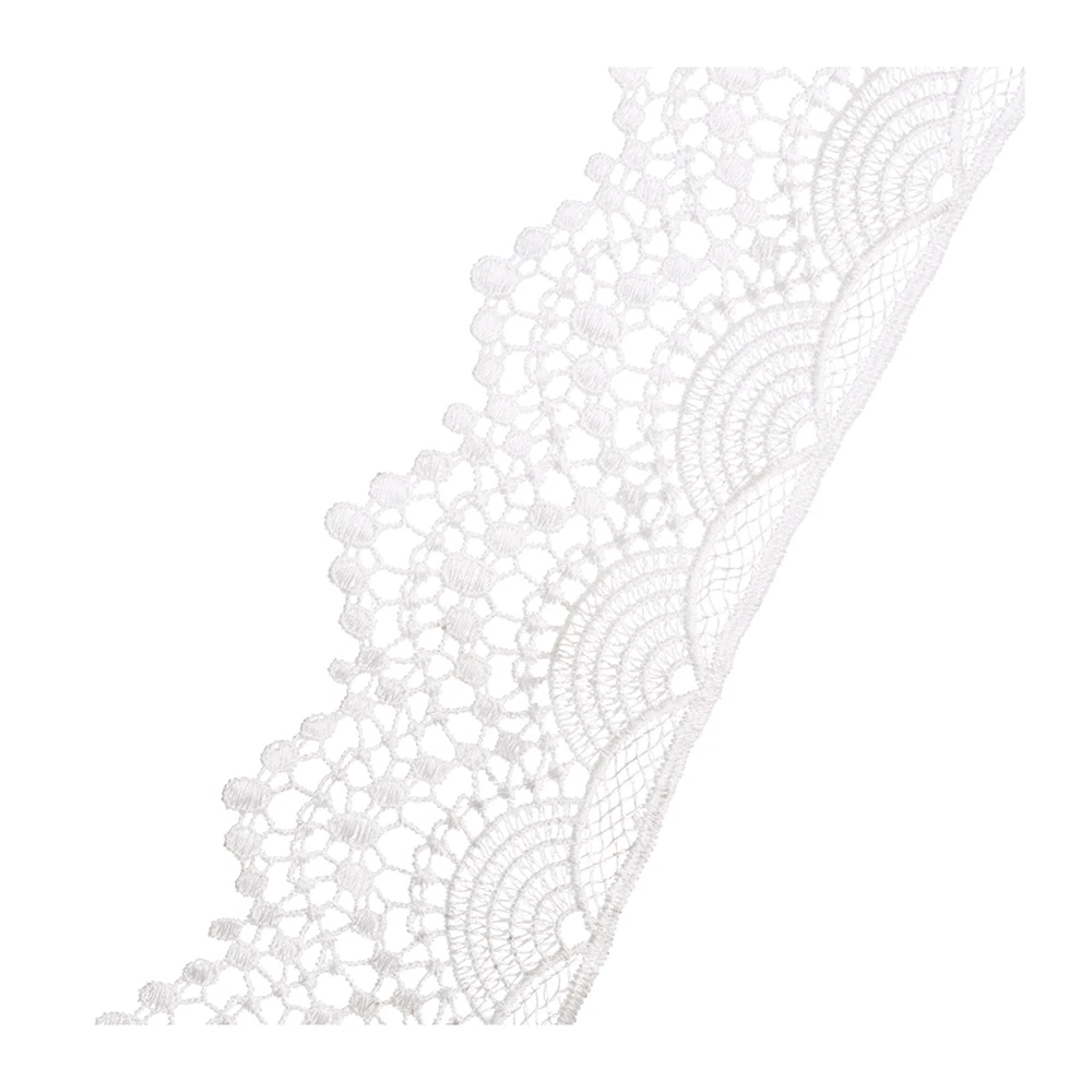 Черная кружевная отделочная лента Cusack 2 ярда для костюмов домашнего текстиля