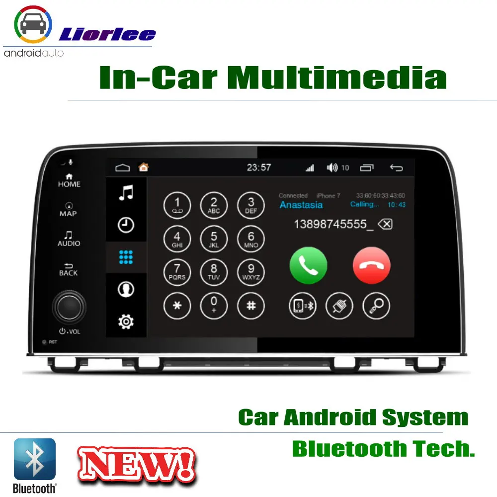 

For Honda CRV 2017~2019 GPS Navigation Carplayer Android System RockChip PX5 1080P 9" HD IPS LCD Screen Radio Head Unit