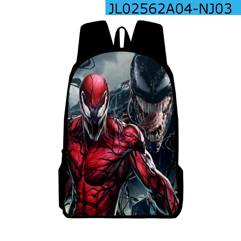 2022 Marvel serisi süper film Venom: olsun Carnage erkek sırt çantası yüksek kapasiteli naylon su geçirmez seyahat Laptop çantası hediyeler