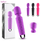Мощный вибратор AV, Стимулятор клитора, вагинальный вибратор, фаллоимитатор интимные игрушки для женщин точки G, вибрирующий для мастурбаторов