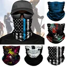Магический шарф с принтом аниме, наружные головные уборы, бандана, Спортивная маска для лица, УФ, для тренировок, пеших прогулок, велоспорта, теплая дышащая маска