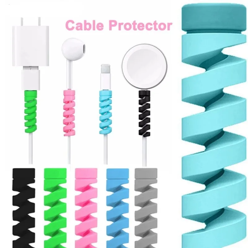 

Charging Cable Protector For Phones Cable Holder Ties Cable Winder Clip For Mouse USB Charger Cord Management Cable Organizer