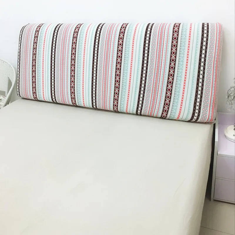 

Чехол на спинку кровати с геометрическим узором, чехол на кровать, полностью закрытый эластичный Пыленепроницаемый Чехол на кровать/защитн...