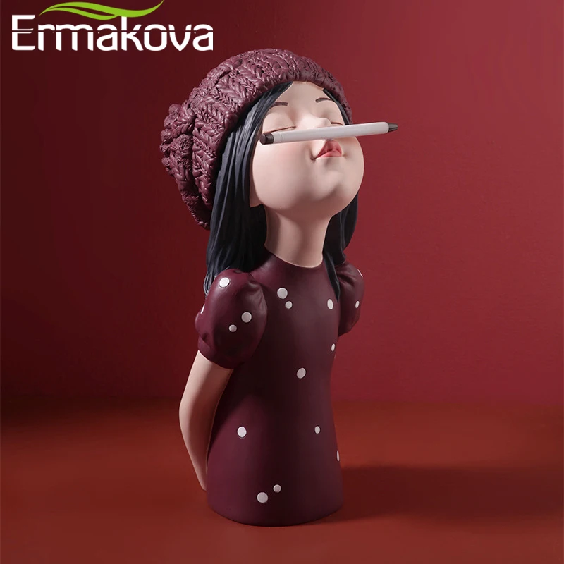 ERMAKOVA скандинавские пузырьки девушка статуя абстрактная скульптура Смола