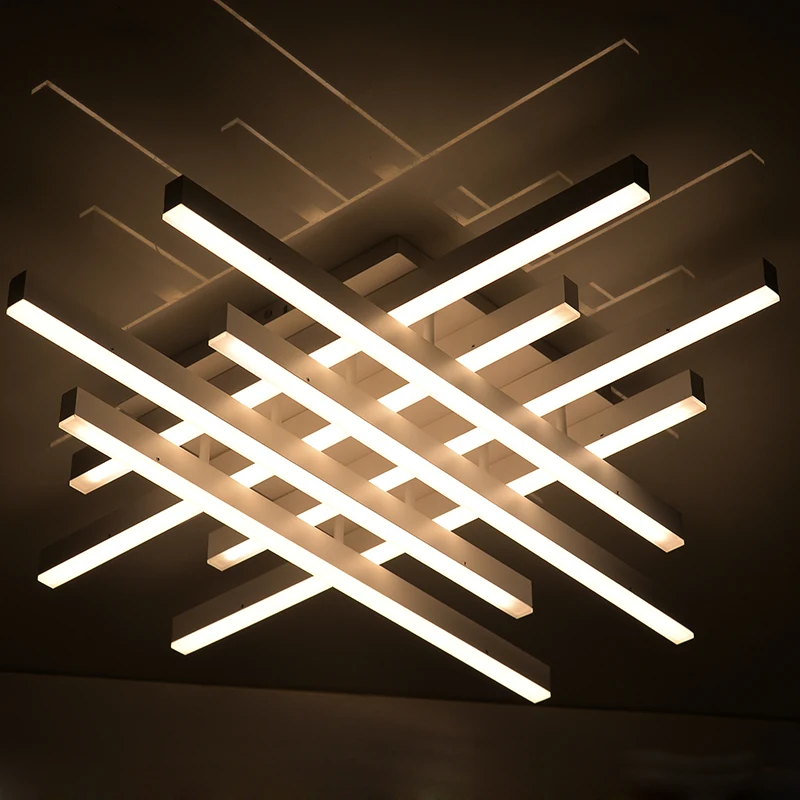 

Modern Ceiling Lights with Remote Control Nordic Home Decor White Black LED Hanging Ceiling Lamps For Dining Room Corridor Loft