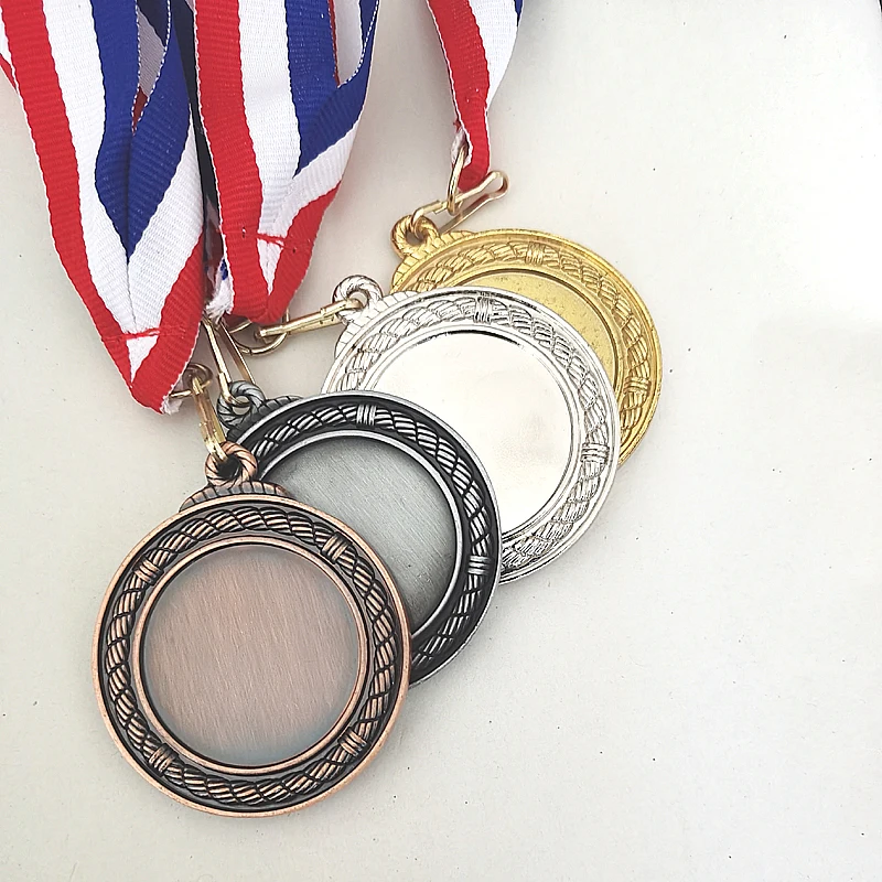 

Squash Medal Fof Ball Game School Squash Match Commemorative Medals With Rinbon 5CM
