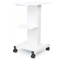assembled trolley cart home spa use iron white trolley stand for cavitation rf beauty slim machine
