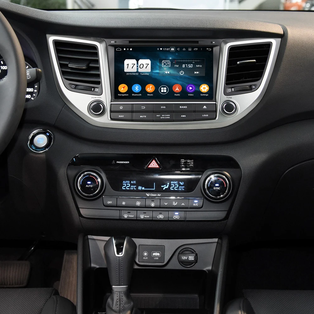 Автомагнитола Owtosin видеоплеер навигация GPS Android 9 0 для Hyundai TUCSON IX35 2015 2016 2017