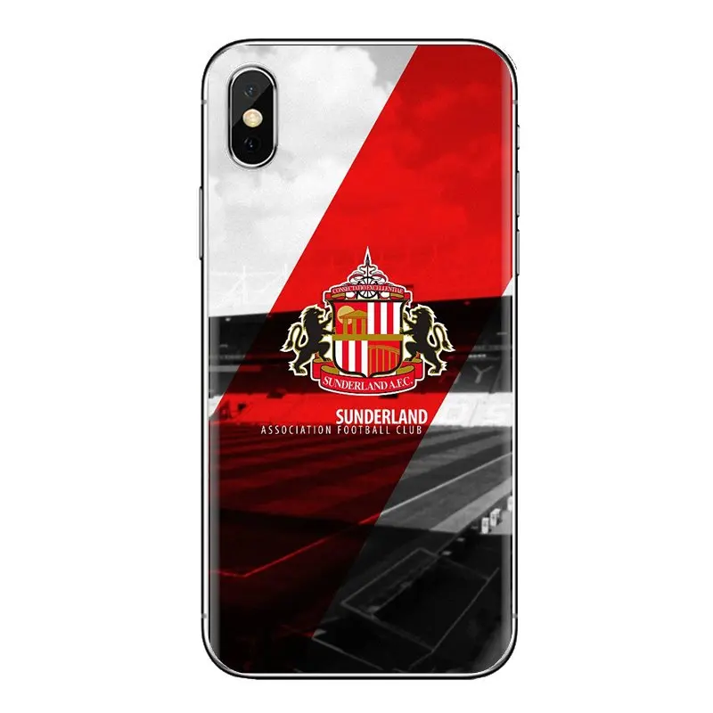Силиконовый чехол для мобильного телефона чехлы футбольного клуба Сандерленд