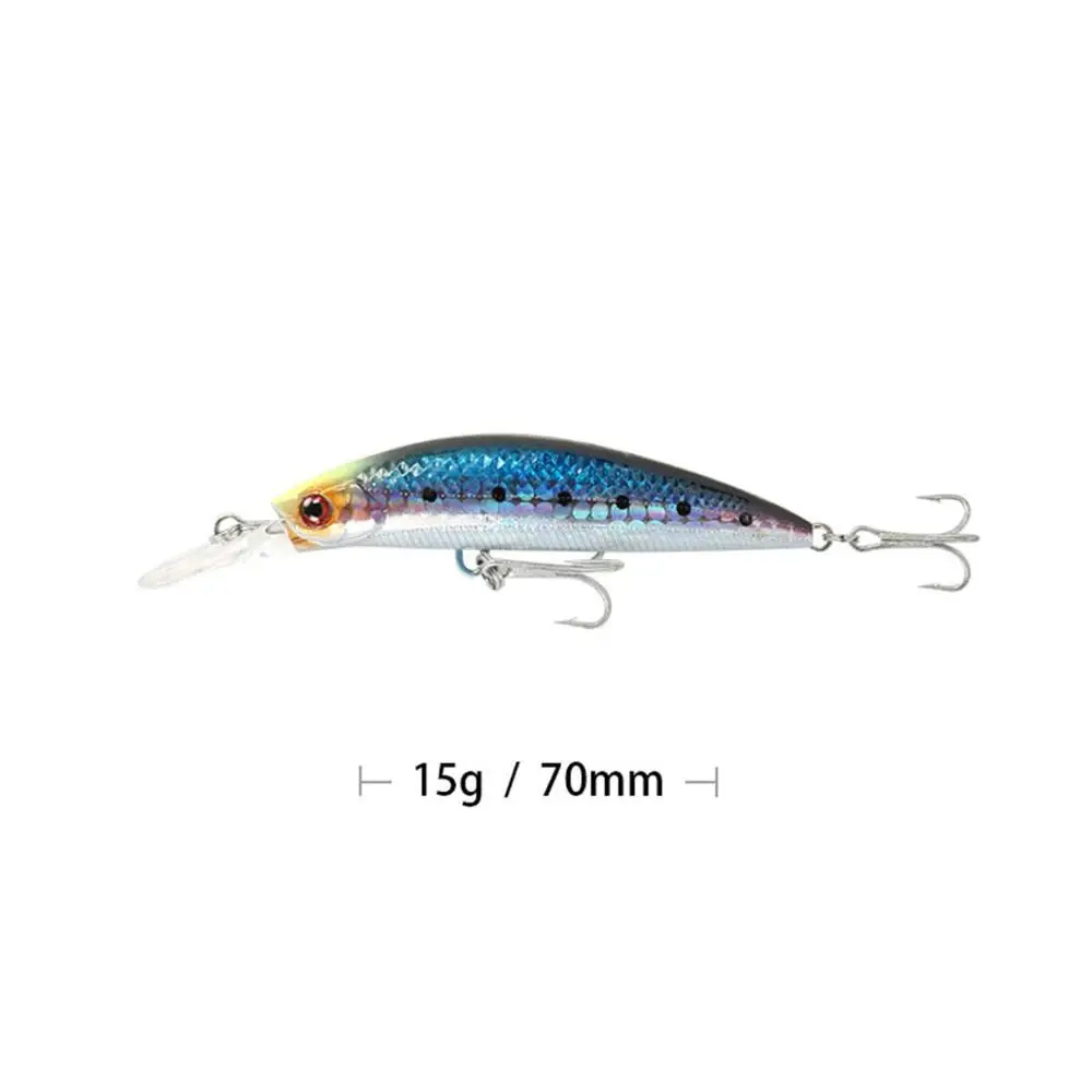 7 см 15 г 4 цвета длинная блесна Тонущая бионическая 3D глаза искусственная